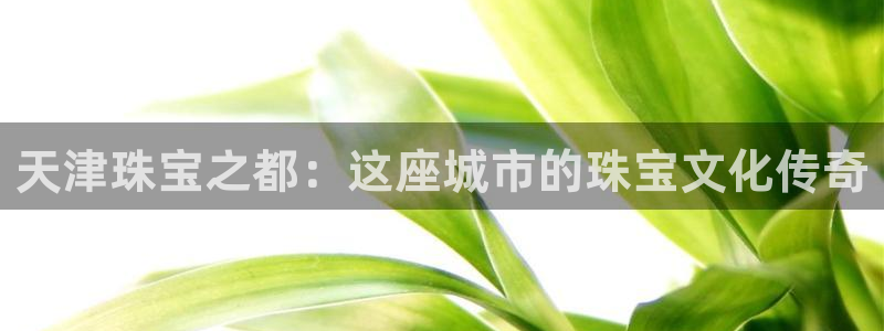 腾耀3娱乐众123：天津珠宝之都：这座城市的珠宝文化传奇