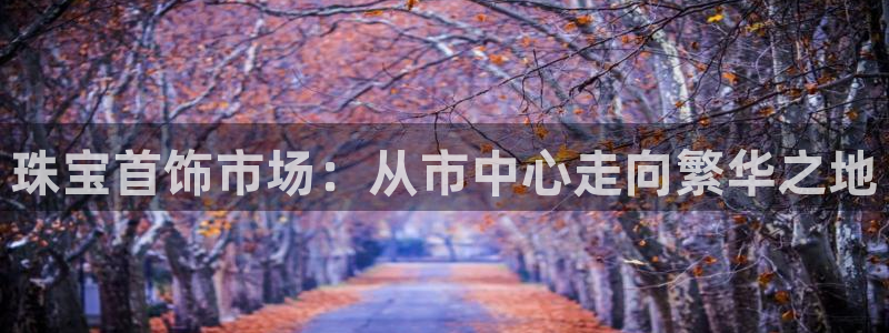 众腾娱乐登录：珠宝首饰市场：从市中心走向繁华之地